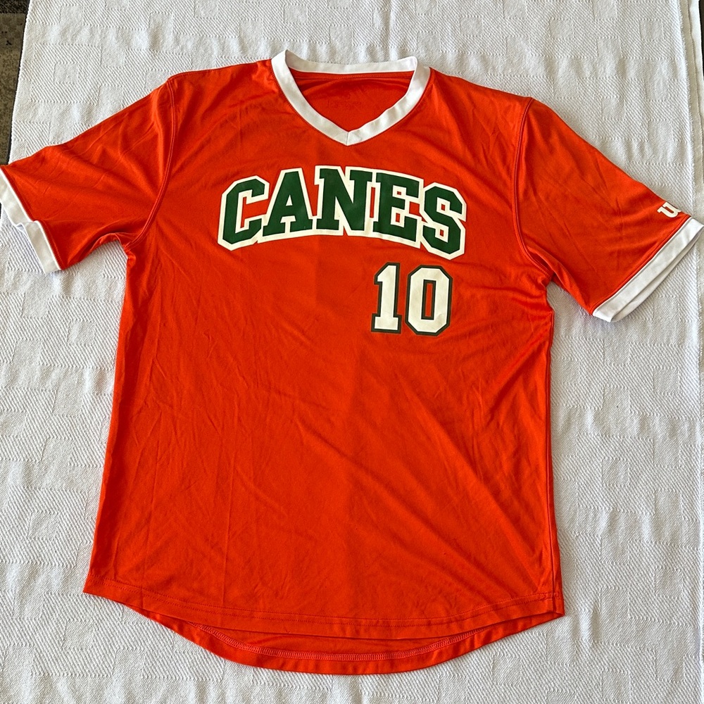 Wilson Orange and White Men's Jersey